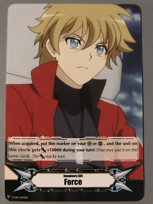 CARDFIGHT VANGUARD 1x EACH FORCE MARKER AICHI KAI KENJI REN