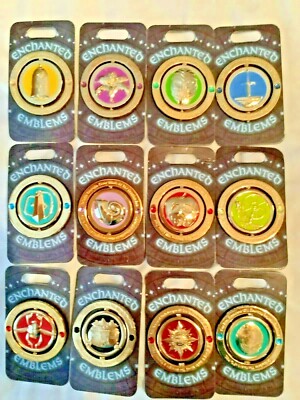 2020 Disney Pins Enchanted Emblems Complete 12 pc Set LE 3000