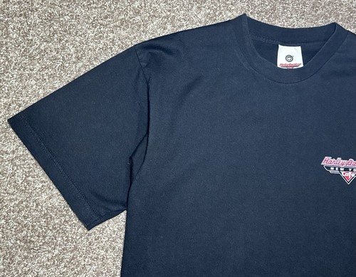 Harley Davidson Cafe Men’s T-Shirt New York Graphic Tee S/S Crew Neck Size L - Picture 6 of 21