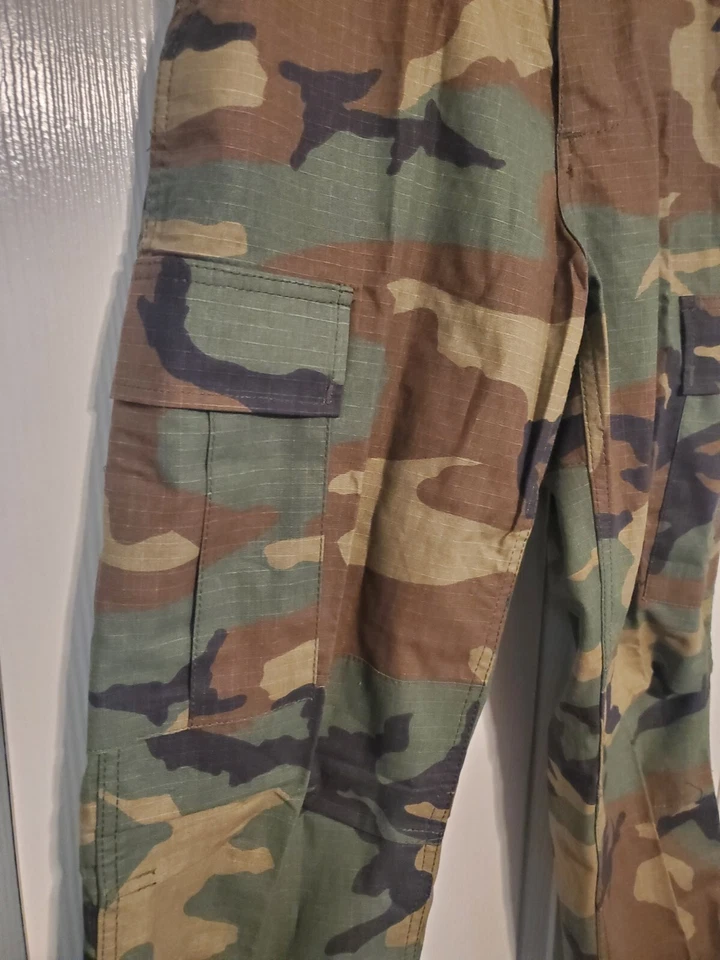 Rothco 5947 Woodland Camo Rip-Stop BDU Pants Size XS Waist 23in-27in New Tags - Image 3 of 4