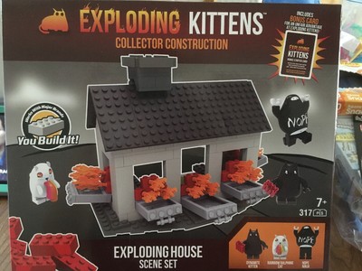 EXPLODING KITTENS Building Construction Set HOUSE SCENE NOPE NINJA