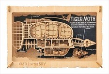 Ensky Paper Theater Ghibli Castle in the Sky Laputa Tiger Moss JAPAN IMPORT