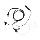 2 Pin Headset Acoustic Air Tube Earpiece Earphone PTT Mic for Midland Radio