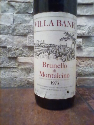 Villa Banfi Brunello di Montalcino 1973 im TOPzustand aus Weinkeller