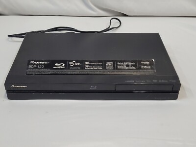 Pioneer Blu-Ray DVD Player BDP 120 DVD Upscaling Dolby True-HD No Remote