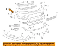 CHRYSLER OEM 09-20 Journey Bumper Components-Support Bracket 5178410AD
