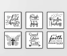 45 Christian Bundle SVG, Scripture Bundle, Instant Download, Bible Verse Bundle
