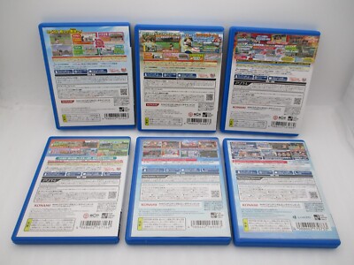 PS VITA Jikkyou Pawafuru Puroyakyu 2012 2013 2014 2016 2018 6Game