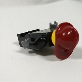 LEGO City cty0717 FIREFIGHTER - DARK RED HELMET City Fire Minifigure Minifig 