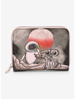 Loungefly Disney Pixar WALL-E EVE & WALL-E Plant Mini Zipper Wallet
