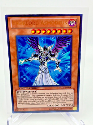 Yu-Gi-Oh! Darklord Asmodeus Card – LC02-EN004 Ultra Rare Limited Edition From Legendary Collection 2