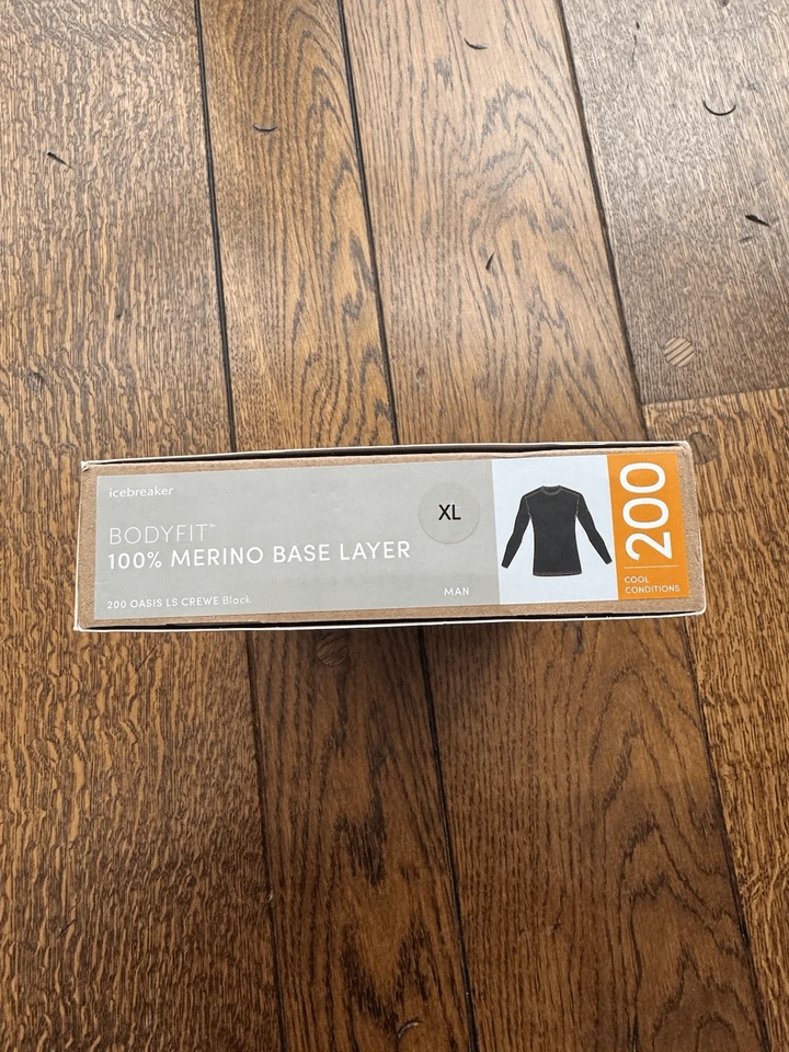 Camisa Icebreaker Merino 200 Oasis manga larga negra talla XL NUEVA CON ETIQUETAS Foto 4 de 4