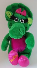 Vintage Baby Bop Barney Plush 1992 The Lyons Group Dinosaur Stuffed Animal 14"