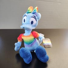 Disney DAISY DUCK Rainbow Collection 8"inch Plush New