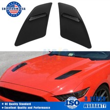 Gt Oe Style Hood Air Intake Flow Vent Cover Scoop Trim Fit Ford Mustang 2015-17