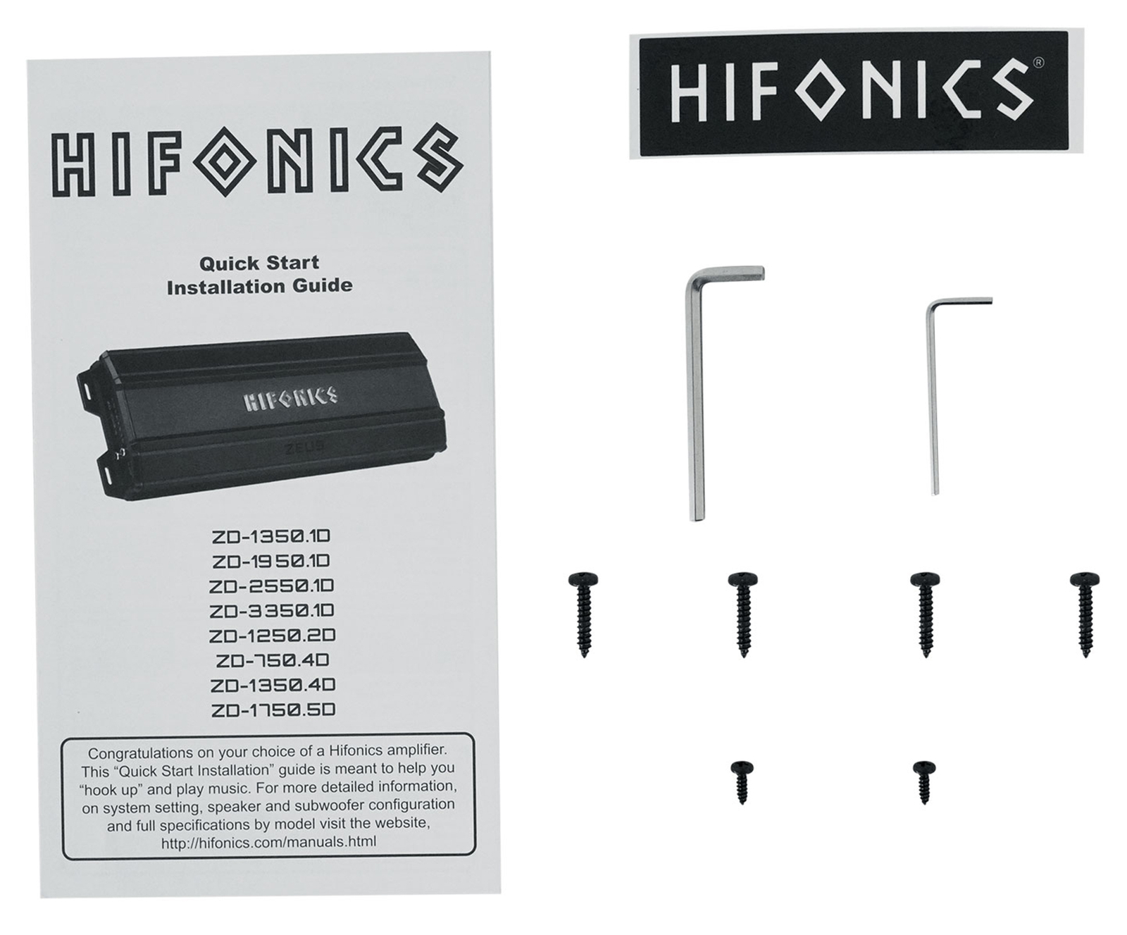 4-канальный автомобильный аудиоусилитель класса D Hifonics ZD-13504D мощностью 1350 Вт