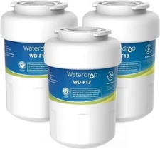 Waterdrop MWF Refrigerator Water Filter,Replacement for GE® MWF, MWFINT,3 Packs