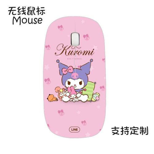 Gaming Mouse Cute Kuromi Wireless KUROMI USB Receiver Optical For PC Laptop Gift - Picture 16 of 32