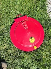 JUSTRITE RM08728 SAFETY DRUM COVER 26750 Red USED
