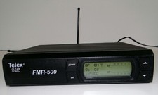 Telex FMR-500 Band A Clear Scan Wireless Microphone Receiver w/ Antennas