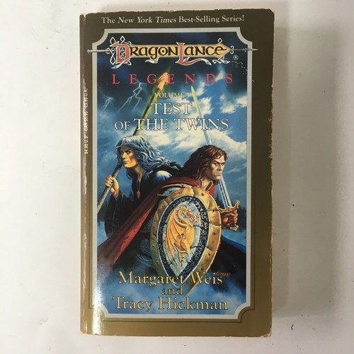 Dragonlance Vintage Paperback 3 Test Of The Twins by Weis &, TSR 8309 1986 USA