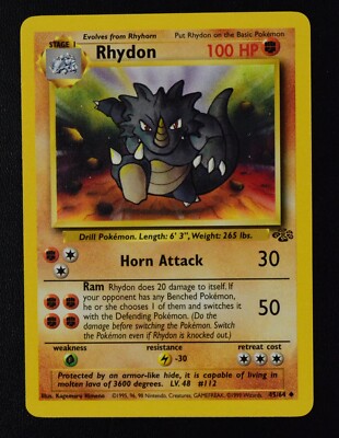 rhydon pokemon card ebay - 112/165 - Pokemon 151 - Reverse Foil If your opponent has any Benched Pokemon Rhydon - EX Emerald -