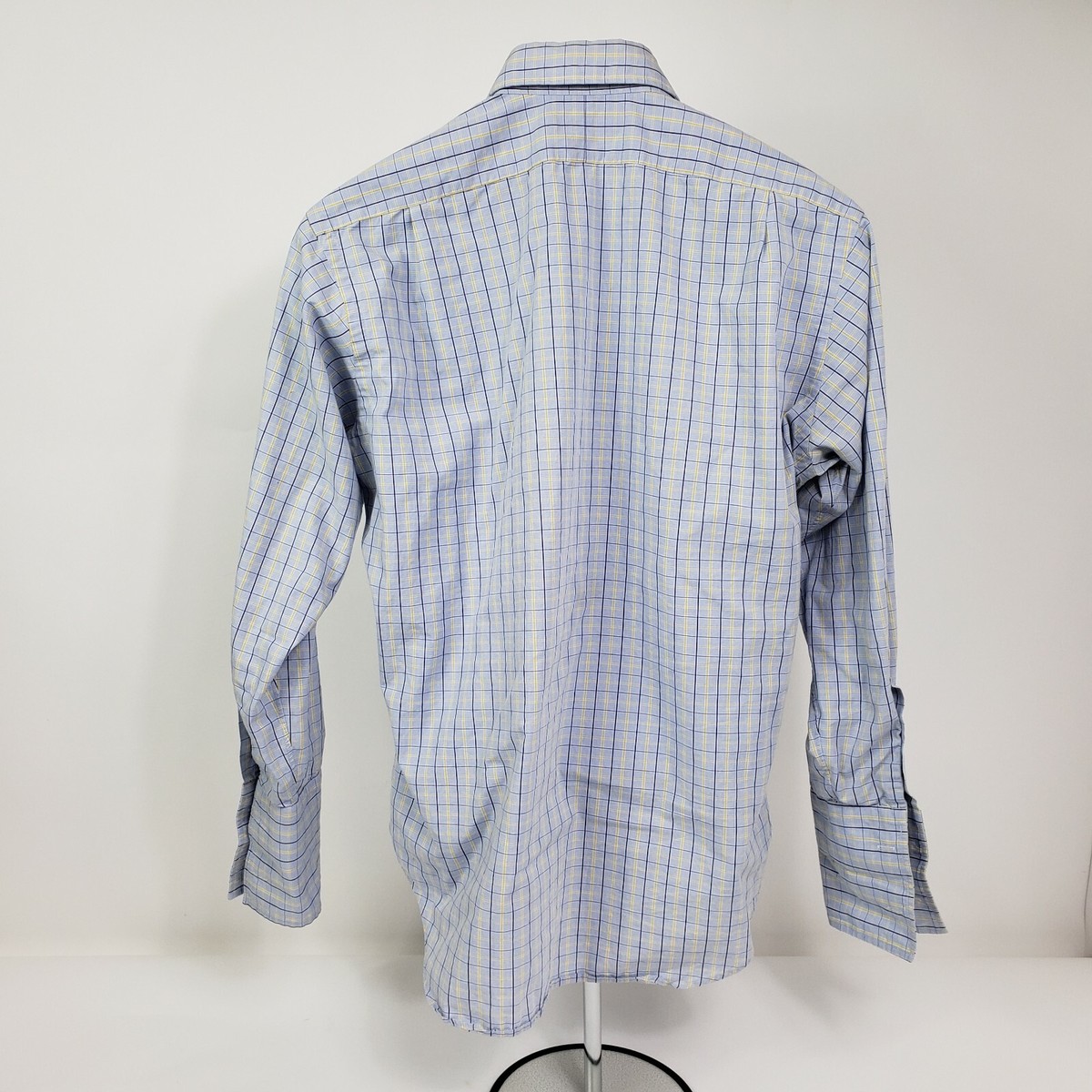 ralph lauren french cuff dress shirts Polo Vintage Spread Collar Shirt in Blue 17/43 and a pleated bib Ralph Lauren Men's Custom Fit