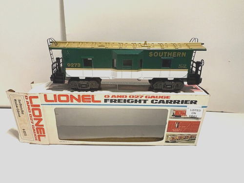 LIONEL 9273 SOUTHERN BAY WINDOW ILLUMINATED CABOOSE. O GAUGE. NIB