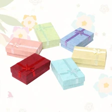 6 Pcs Necklace Boxes Jewellery Small Gift Packing Baby