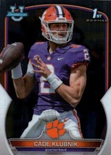 CADE KLUBNIK 2022 Bowman U Chrome 1st Bowman RC #42 Clemson Tigers