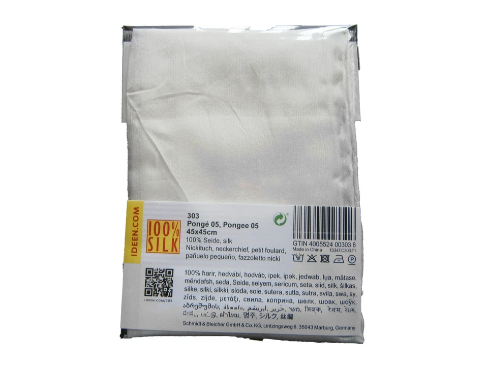 Seidenmalerei Seidentuch Seidenschal Zaubertuch Seide Ponge 05  6 Tücher 45x45 - Bild 1 von 1