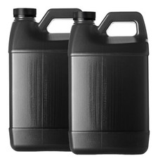 F-Style 38/400 Black 1 Gallon Bottle HDPE Jug w/ Child Proof Cap 128oz 2 pack