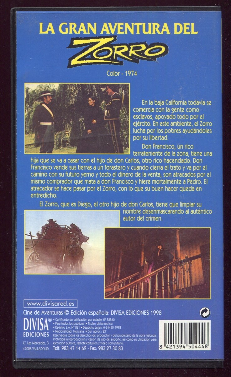マスク・オブ・ゾロ 字幕版 VHS Amazon.co.jp: マスク・オブ・ゾロ【日本語吹替版】 [VHS