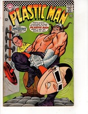 PLASTIC MAN 5 DC COMICS 1967 THIS BOOK HAS MINOR RESTORATION SEE DESCRIPTION 
