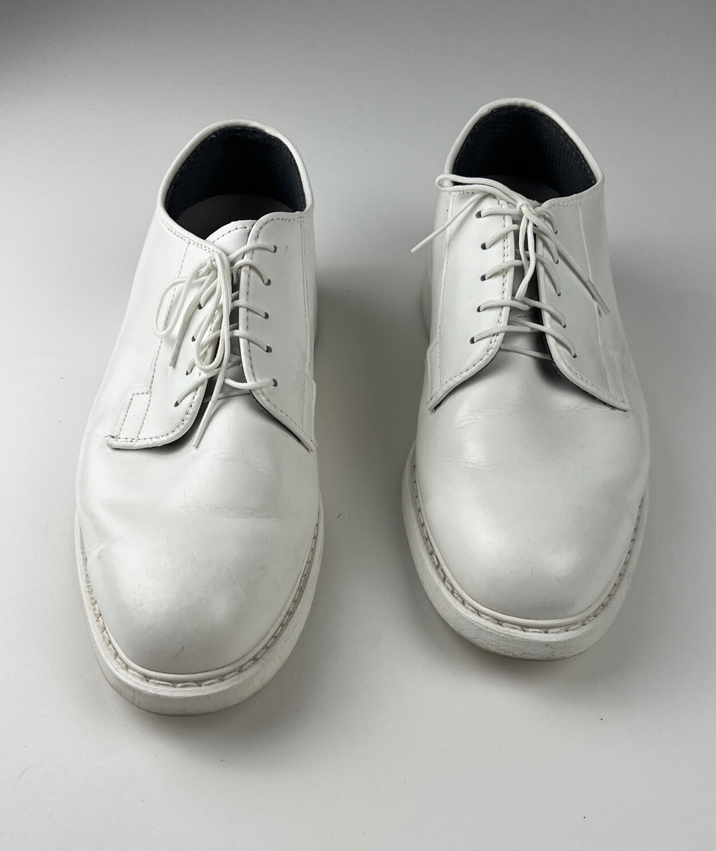 Bates Lites White Leather Oxford Shoes Bates 7131 Womens White Leather USA-Made Oxford Shoe  main image 4