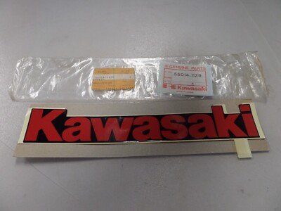 NOS Kawasaki OEM Emblem Decal 56014-1129 | eBay