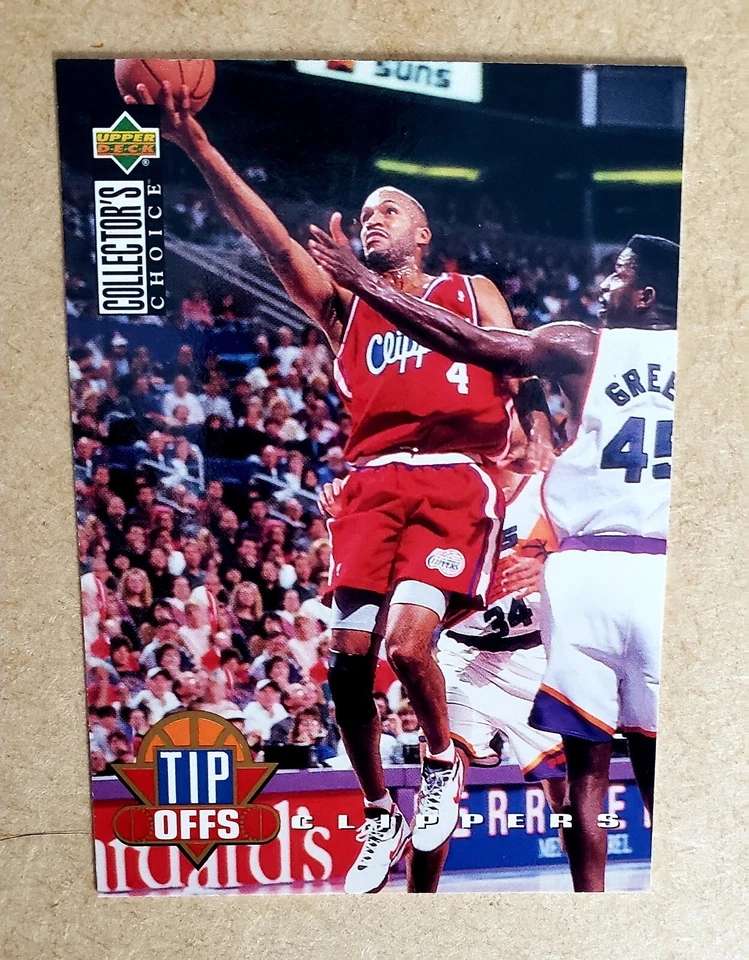 1994-95 Collector's Choice Clippers Basketball Card #177 Ron Harper TO - Image 3 of 4