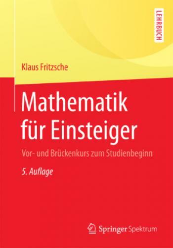 Thumbnail - Mathematik Für Einsteiger Vor- Und Brückenkurs Zum Studienbeginn 2779