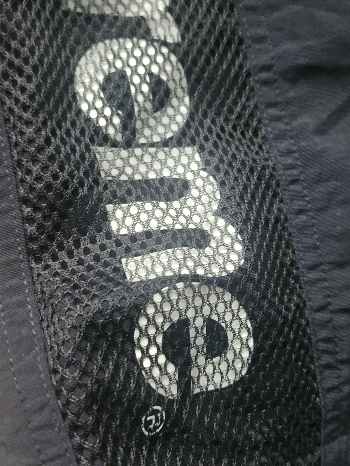 SS20 Supreme Mesh Panel Water Short M Medium Black Nylon Shorts Printed Logos thumbnail 9