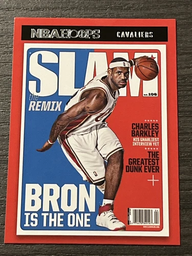 2020-21 Panini NBA Hoops - Slam #2 Insert LeBron James Cleveland Cavaliers