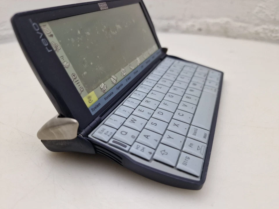 Psion Revo PDA Palmtop Computer QWERTZ Tastatur EPOC OS Vintage Defekt - Bild 4 von 4