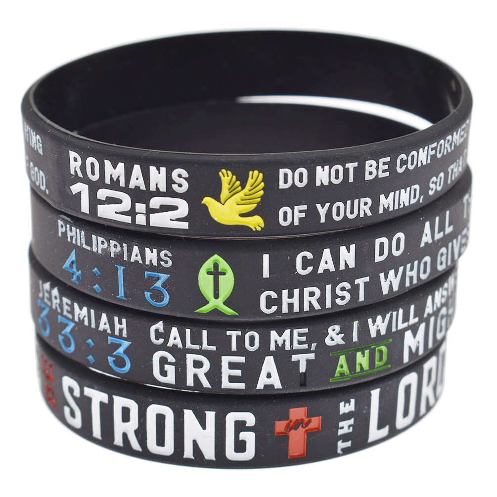 Top more than 82 bible verse rubber bracelets latest ceg.edu.vn