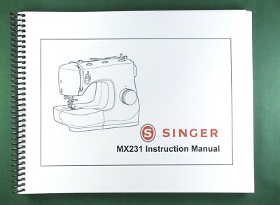 Singer MX231 Instruction Manual: 40 Pages & Protective Covers