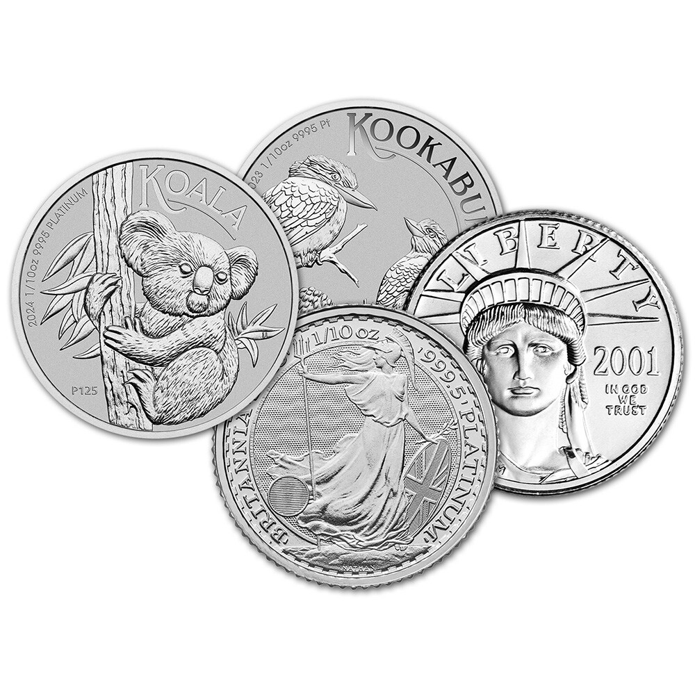 1/10 oz Platinum Coin .9995 Fine - Random Brand - Secondary Market