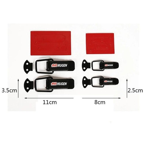 2PCS Quick Release Fasteners Car Bumper Security Hook Spring Loaded Buckle Latch - Picture 5 of 15