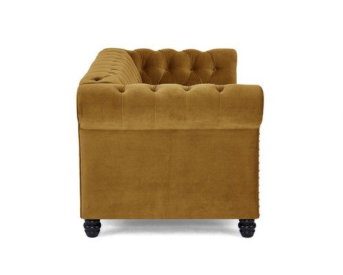 Chesterfield Velvet Sofa 3 2 Seater Couch Suite Tufted With Studded Arm New - Picture 60 of 64