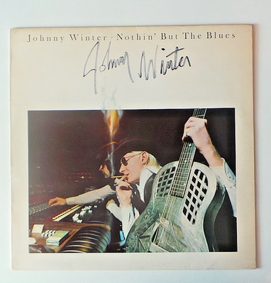 Johnny Winter    Nothin' But The Blues (SIGNED by JOHNNY WINTER ) LP BLUES RAR
