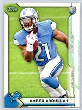 Ameer Abdullah 2015 Topps Take It to the House #16 Detroit Lions