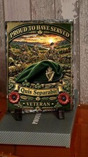 Ulster Defence Regiment (Proud To Have Served) Slate Plaque