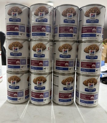 Hill s i/d Low Fat Diet Digestive Care Original Flavor Dog Food 13oz - 12 Cans